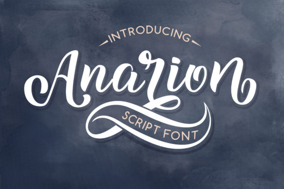 Anarion Script: A Brush-Pen Typeface for Authentic Design