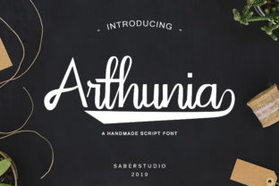 Arthunia Script: A Handwritten Font with Vintage Soul