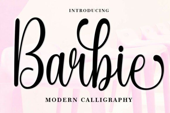 Barbie Script: Crafting Elegance in Every Letter