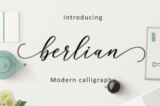 Berlian Script: Crafting Visual Poetry with Elegant Handwritten Style
