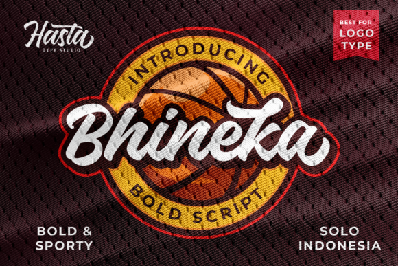 Bhineka Script: The Bold Typeface for Active Brands