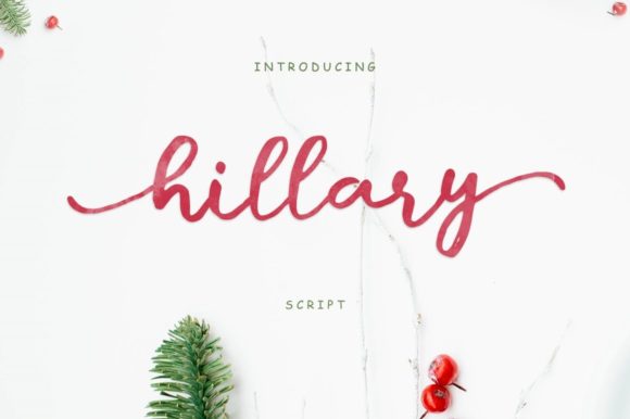 Bring Your Designs to Life with Hillary Script