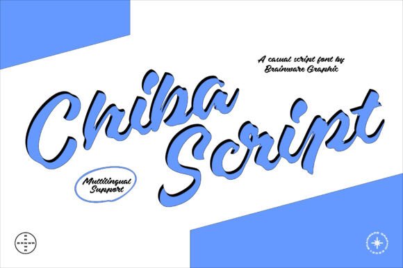 Chiba Script: The Playful Font with a Vintage Soul
