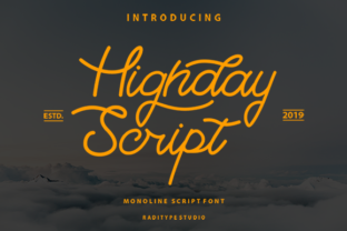 Highday Script: The Handwritten Font with a Beautiful Twist