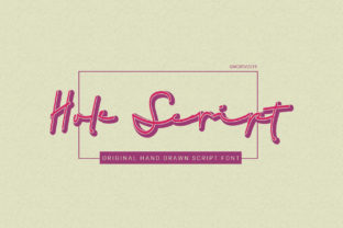 Hole Script: The Handwritten Font with Bold Character