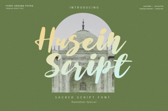 Husein Script: A Timeless Handwritten Font for Modern Design