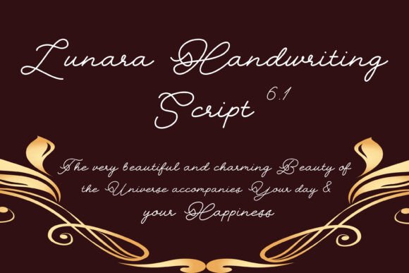 Lunara Handwriting Script 6.1: A Modern Typeface for Creative Brands