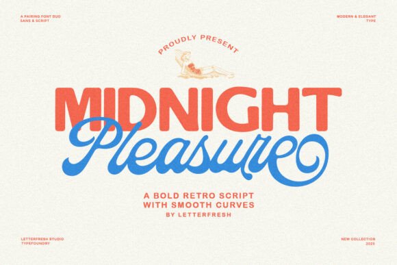 Midnight Pleasure Script: A Designer's Guide to This Retro Font