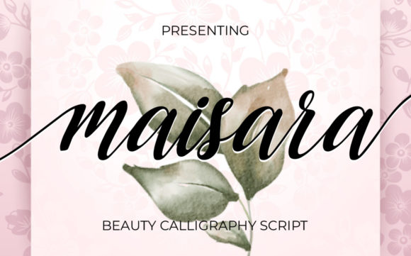 Modern Calligraphy Meets Clean Design: The Maisara Script Font