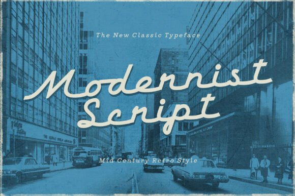 Modernist Script: The Bold Retro Vibe Your Brand Needs