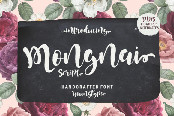 Mongnai Script: A Whimsical Brush Font for Modern Designers