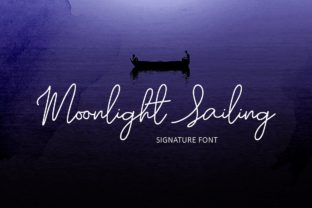 Moonlight Sailing Script: A Handwritten Font for Personal Branding
