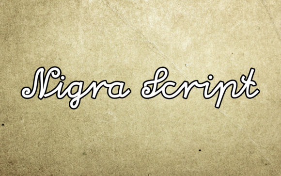 Nigra Script: A Flowing Handwritten Font for Creative Projects