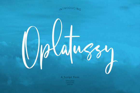 Oplatussy Script: Bringing a Sweet, Relaxed Flow to Your Designs