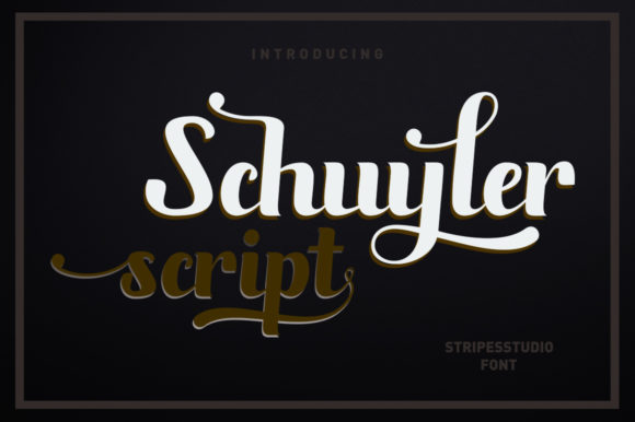 Schuyler Script: A Font with a Beautiful Vibe