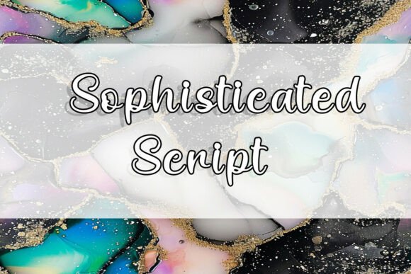 Sophisticated Script: The Creative Font for Modern Elegance